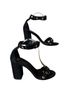 Maje Solid Black Gold Heels Size EU 39 - photo 11