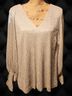 Vince Camuto Silver Gray Long Sleeve Top Size XL - photo 4
