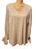 Vince Camuto Silver Gray Long Sleeve Top Size XL - photo 1
