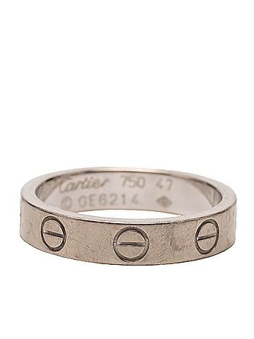 Cartier Cartier Love Ring, size #47, 18KWG (White Gold 750), Women's CARTIER (view 1)