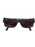 Emmanuelle Khanh Paris Brown Sunglasses One size - photo 2