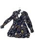 Lulus Floral Blue Casual Dress Size L - photo 2