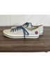 Keds 100% Canvas Stripes White Blue Sneakers Size 9 - photo 5
