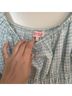 Leyden Graphic Blue White Casual Dress Size L - photo 4