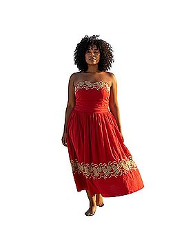 anthropologie red dress sale Maeve / Anthropologie red sleeveless skater