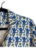 Roller Rabbit 100% Pima Cotton Print Multi Color Long Sleeve Top Size XS - photo 3