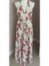 CeCe 100% Cotton Floral White Pink Green Active Dress Size 12 - photo 3