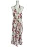 CeCe 100% Cotton Floral White Pink Green Active Dress Size 12 - photo 1