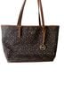 Michael Kors Stars Brown Gold Leather Tote One size - photo 1