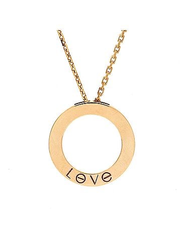 Cartier Love Pendant Necklace 18K Yellow Gold (view 1)