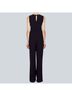 Halston Solid Black Jumpsuit Size 2 - photo 3
