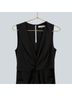 Halston Solid Black Jumpsuit Size 2 - photo 5