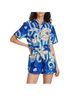 FARM Rio Floral Blue Jumpsuit Size XL - photo 1