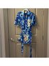 FARM Rio Floral Blue Jumpsuit Size XL - photo 4