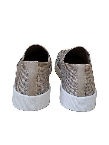 White Mountain rhinestone slip-ons, comfort, sparkles, shimmer, casual glam, lightweight, memory foam  Sneakers (view 2)