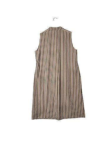 Poetry Linen Button Front Midi Casual Dress (view 2)