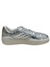 Stuart Weitzman 100% Leather Silver Sneakers Size 12 - photo 12