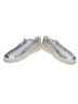 Stuart Weitzman 100% Leather Silver Sneakers Size 12 - photo 4