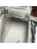Stuart Weitzman 100% Leather Silver Sneakers Size 12 - photo 7
