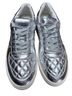 Stuart Weitzman 100% Leather Silver Sneakers Size 12 - photo 11