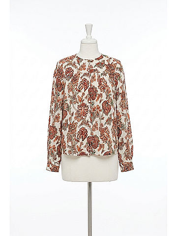 Ulla Johnson Esen Long Sleeve Blouse in Freesia (view 1)
