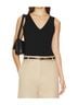 Commando Solid Black Neoprene Deep V-Neck Bodysuit in Black Size XL - photo 2