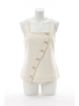 Minkpink Solid White Tabitha Wave Button Top in White Size S - photo 1
