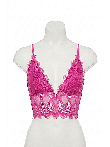 Cosabella Allure Cropped Cami in Cape Fuchsia (view 1)