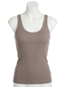 Monrow Brown Women's Classic Layer Tank in Bark Size M - photo 1