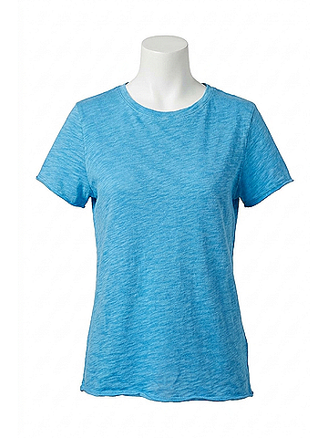 Elliott Lauren Raw Edge Surf Tee in Marine (view 1)