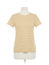 FRAME Stripes Brown Easy True Tee in Nectarine Multi Size L - photo 1