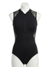 Bloch Solid Black Harper Zip Front Leotard in Black Size P (petite) - photo 1