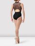 Bloch Solid Black Harper Zip Front Leotard in Black Size P (petite) - photo 3