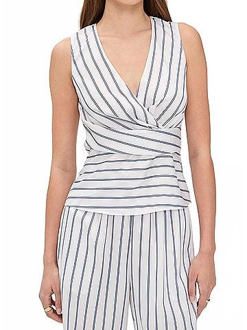 Ramy Brook Veronika Sleeveless Top in Ivory (view 2)