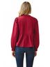 TCEC Solid Red Carmella Button Down Blouse in Crimson Size S - photo 4