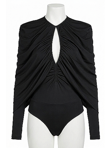 Johanna Ortiz Starlight Bodysuit in Black (view 1)