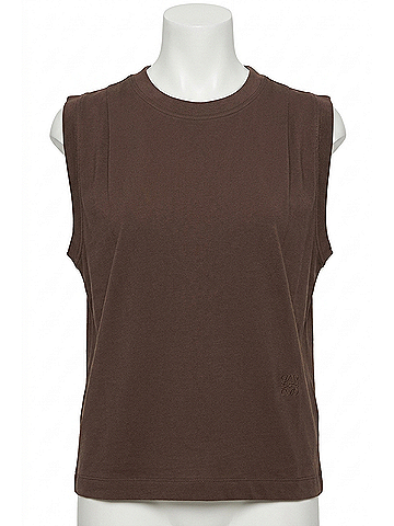 Closed Women's Sleeveless Top in Chilly Chocolate (view 1)