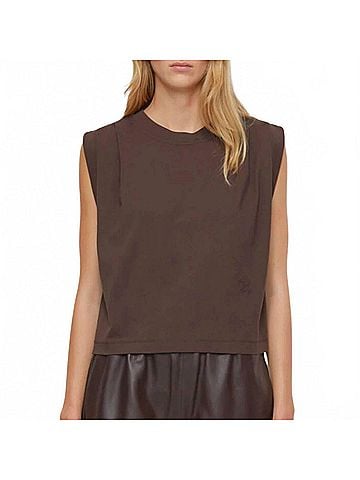 Closed Women's Sleeveless Top in Chilly Chocolate (view 2)