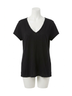 Michael Stars Solid Black Women's Lizzy Top in Size) One size - photo 1