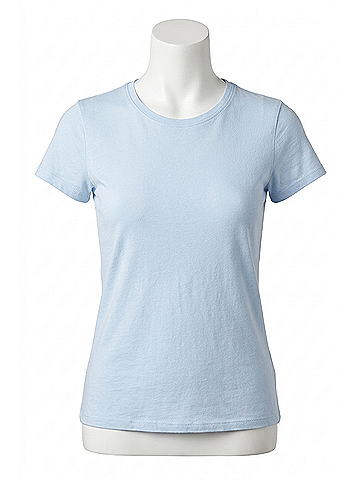 Dear John Decker Jersey Short Sleeve Tee in Sky (view 1)