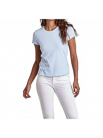 Dear John Decker Jersey Short Sleeve Tee in Sky (view 2)