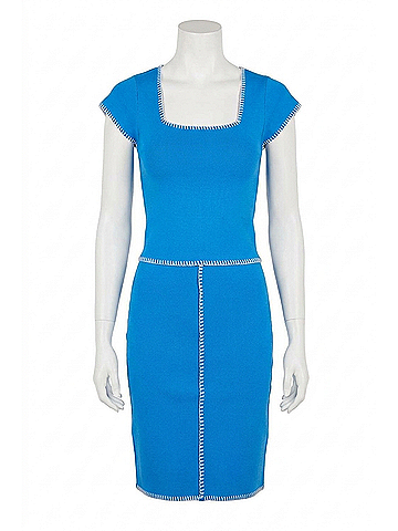 Minkpink Miera Knit Tee in Blue (view 1)