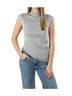 A.L.C. Solid Silver Edith Sleeveless Top in Mercury Size M - photo 2