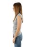 A.L.C. Solid Silver Edith Sleeveless Top in Mercury Size M - photo 3