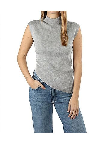 A.L.C. Edith Sleeveless Top in Mercury (view 2)