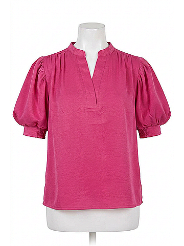 Glam The Fiona Top in Fuchsia (view 1)