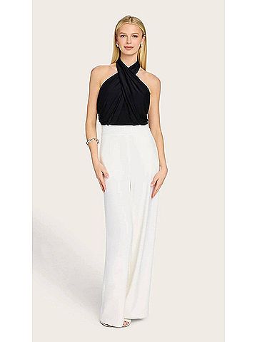 Generation Love Edith Halter Top in Black (view 2)
