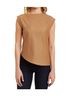 Drew Solid Brown Gemma Top in Camel Size S - photo 2