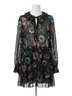 Ulla Johnson Floral Black Pippa Blouse in Black Iris Size 2 - photo 1
