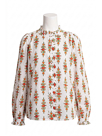 Banjanan Chrissie Top in Kashmir Trail Coconut (view 1)